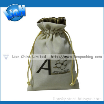 Satin Lined Velvet Pouch Bag (L-054)